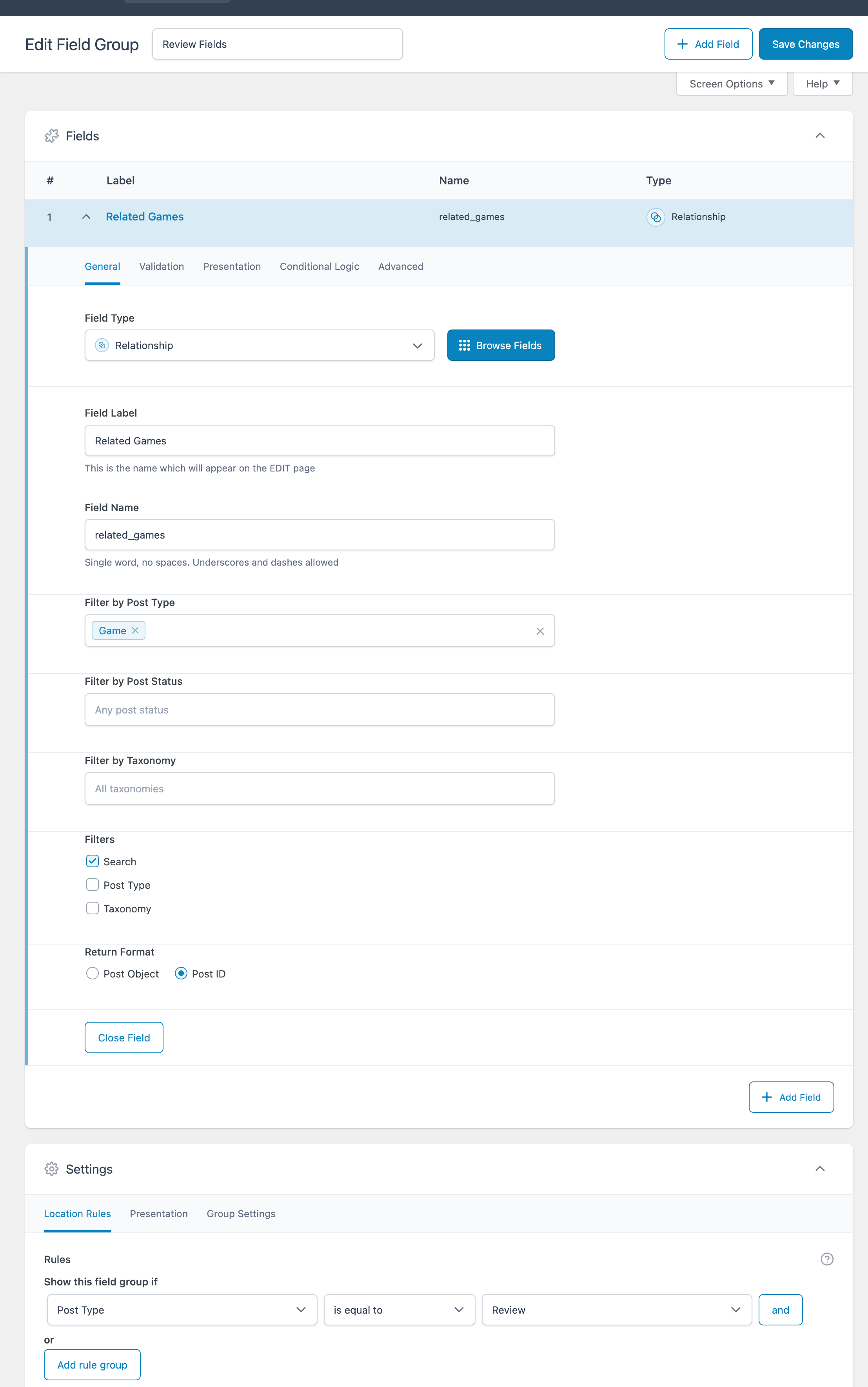 ACF Relationship in Bricks using Posts Query Loop - BricksLabs