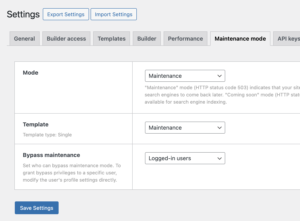 Maintenance Mode in Bricks - BricksLabs