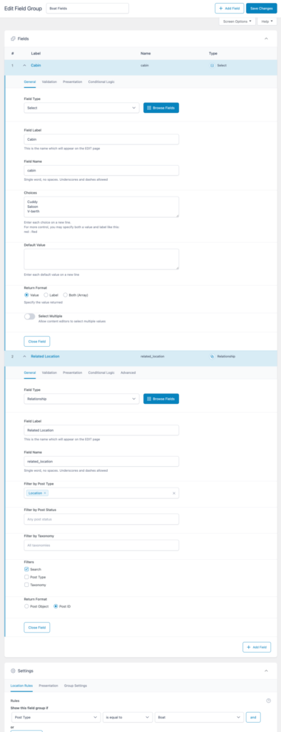 Related Posts Grouped by Custom Field Value when using ACF ...