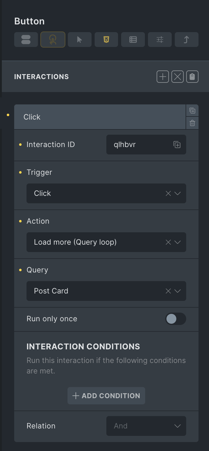 Load more for Query loops in Bricks - BricksLabs
