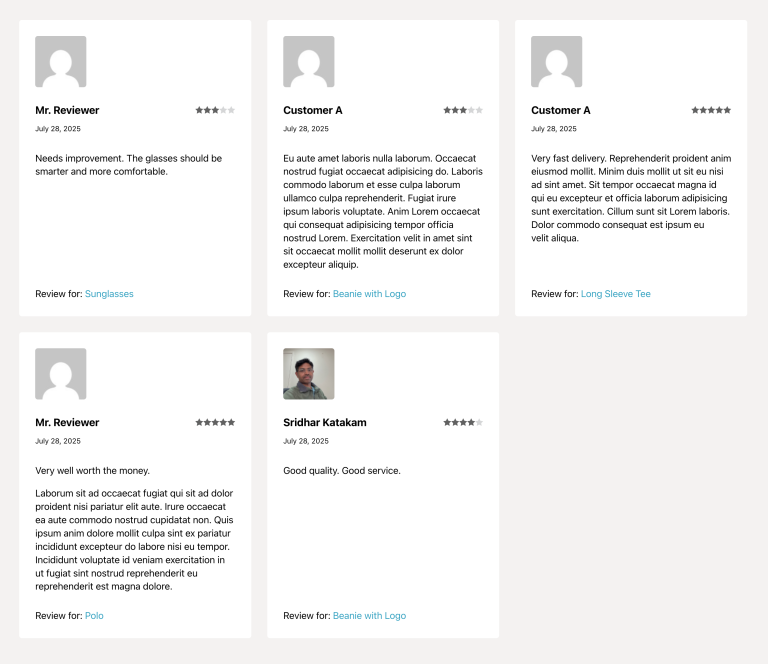 WooCommerce Product Reviews Bricks Query Loop